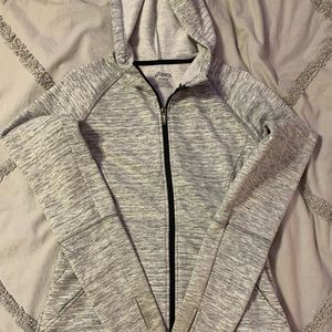 ASICS Zip-up sweat shirt.